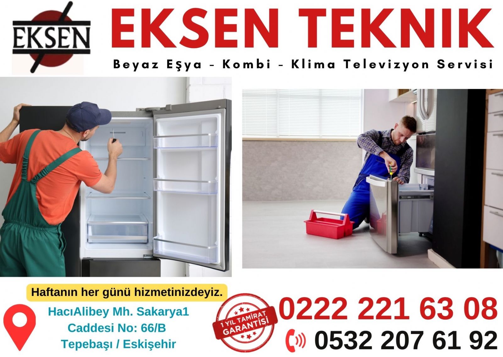 Tepebaşı Eskişehir Beyaz Eşya Servisi